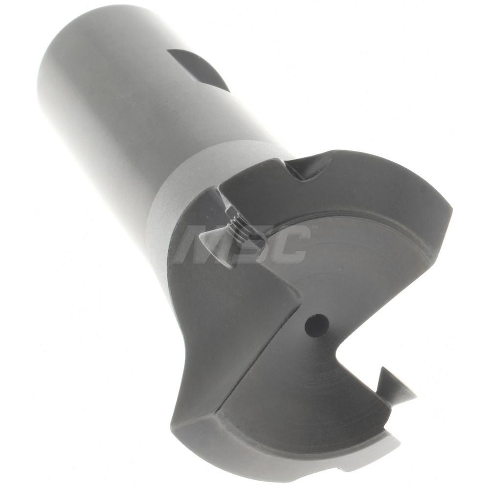 Kennametal 45° Lead Angle, 0.95" to 1.387" Cut Dia, Indexable & Chamfer End Mill - 1023677