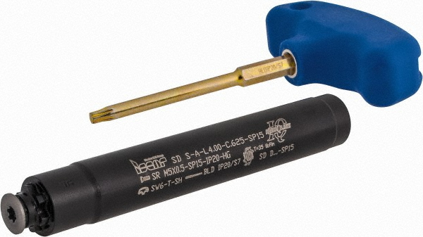 Seco Replaceable Tip Milling Shank: Series 335.14, 1.823" Projection, 5/8" Straight Shank - 03042113
