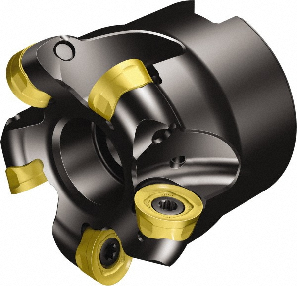 Sandvik Coromant Indexable High-Feed Face Mill: 0.8661" Arbor Hole - 5742637