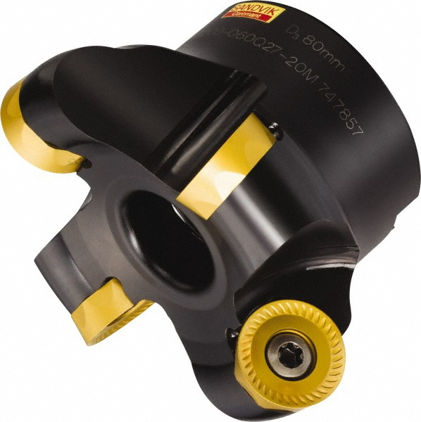 Sandvik Coromant Indexable High-Feed Face Mill: 0.8661" Arbor Hole - 5742637