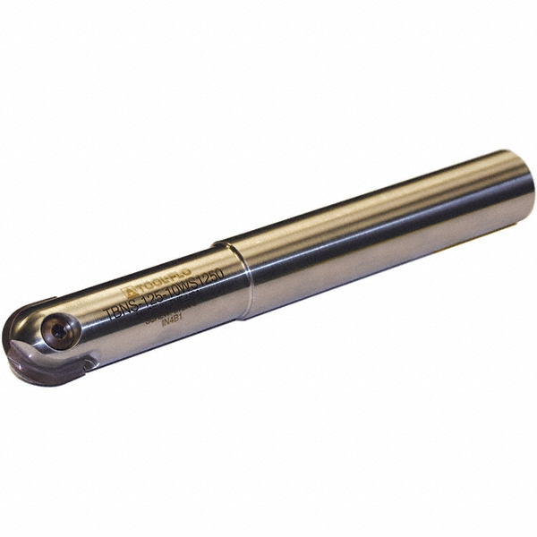 Tool-Flo Indexable Ball Nose End Mill: 1" Cut Dia, Steel, 6.281" OAL - TBNS10062WS1000