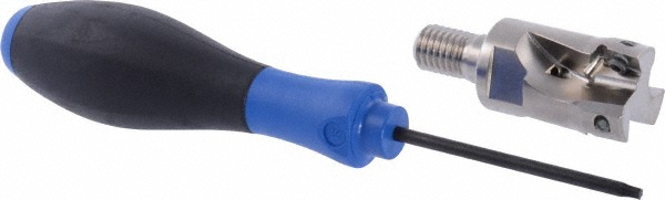 Sandvik Coromant Indexable Square-Shoulder End Mill: RA215-051C5-102L, 2" Cut Dia, 4" Max Depth of Cut, C5 Modular Connection Shank - 5740166