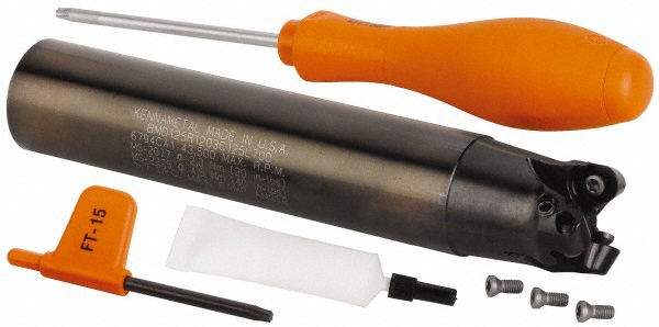 Kennametal Indexable Copy End Mill: 2" Cut Dia, 0.375" Max Depth of Cut - 5135357