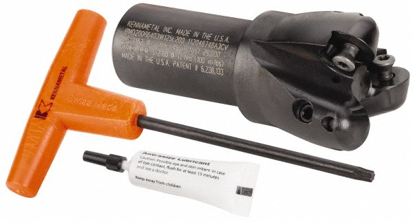 Kennametal Indexable Copy End Mill: 2" Cut Dia, 0.375" Max Depth of Cut - 5135357