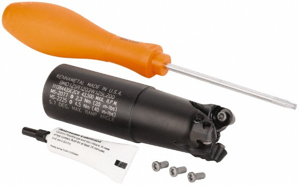 Kennametal Indexable Copy End Mill: 2" Cut Dia, 0.375" Max Depth of Cut - 5135357