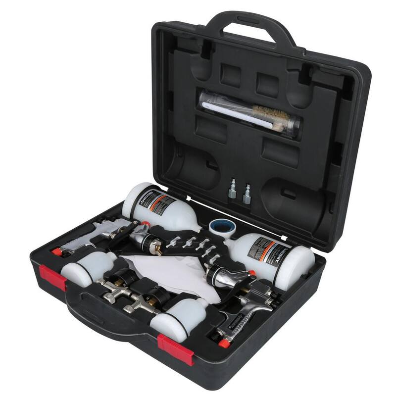Husky HVLP and Standard Gravity Feed Spray Gun Kit - HDK00600SG