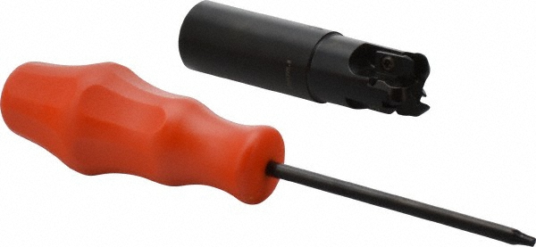 Iscar Indexable Copy End Mill: 0.53 to 1" Cut Dia, 0.295" Max Depth of Cut, Through Coolant - 3106161