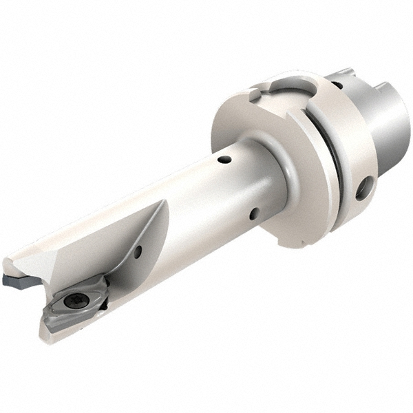 Iscar Indexable Square-Shoulder End Mill: HM90EAL32L100HSK63A16, 32 mm Cut Dia, 15.8 mm Max Depth of Cut, HSK-A63 Taper Shank - 3103162