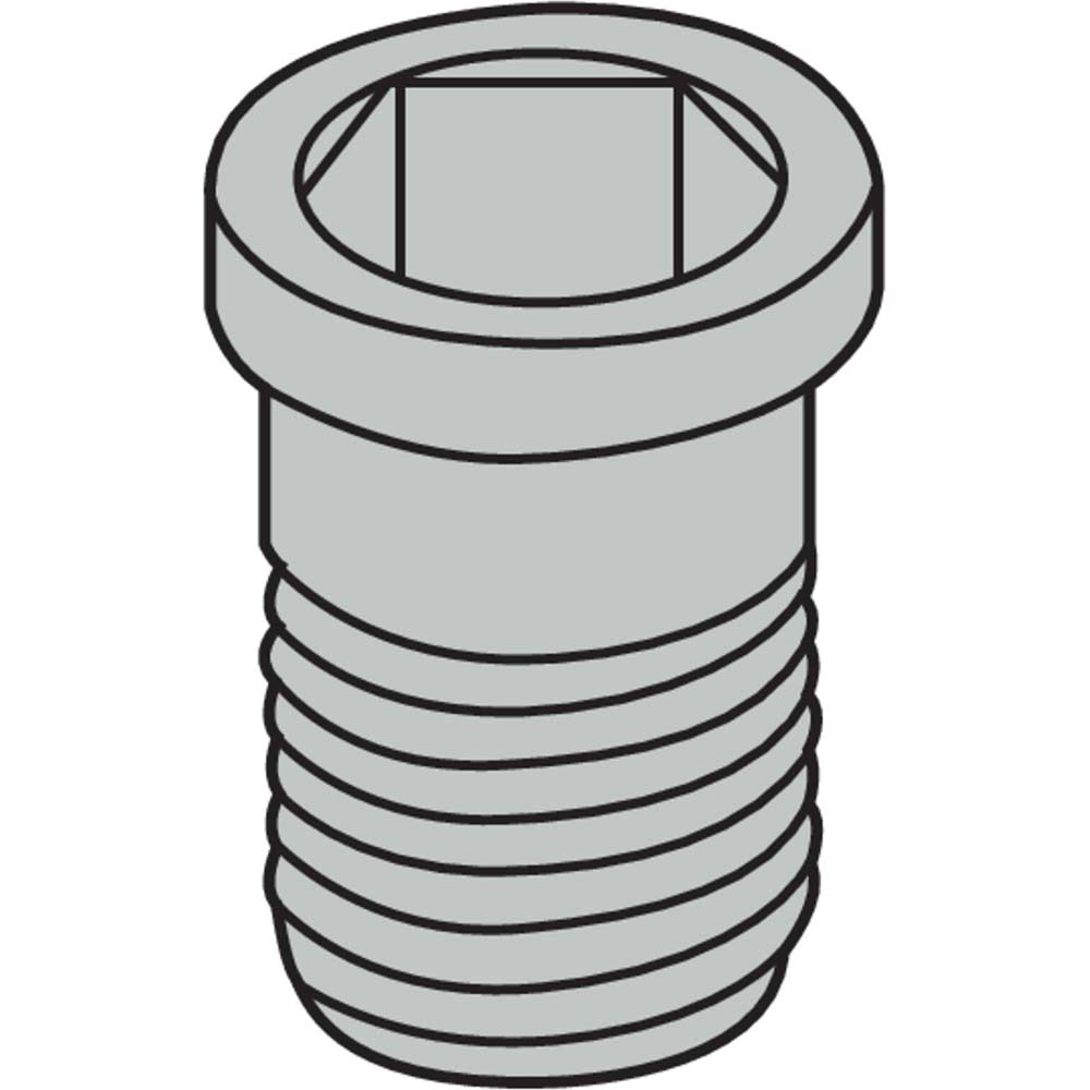Seco Replaceable Tip Milling Shank: Series Minimaster, 25 mm Projection, 11.99 mm 90 ° Shank - 75080695