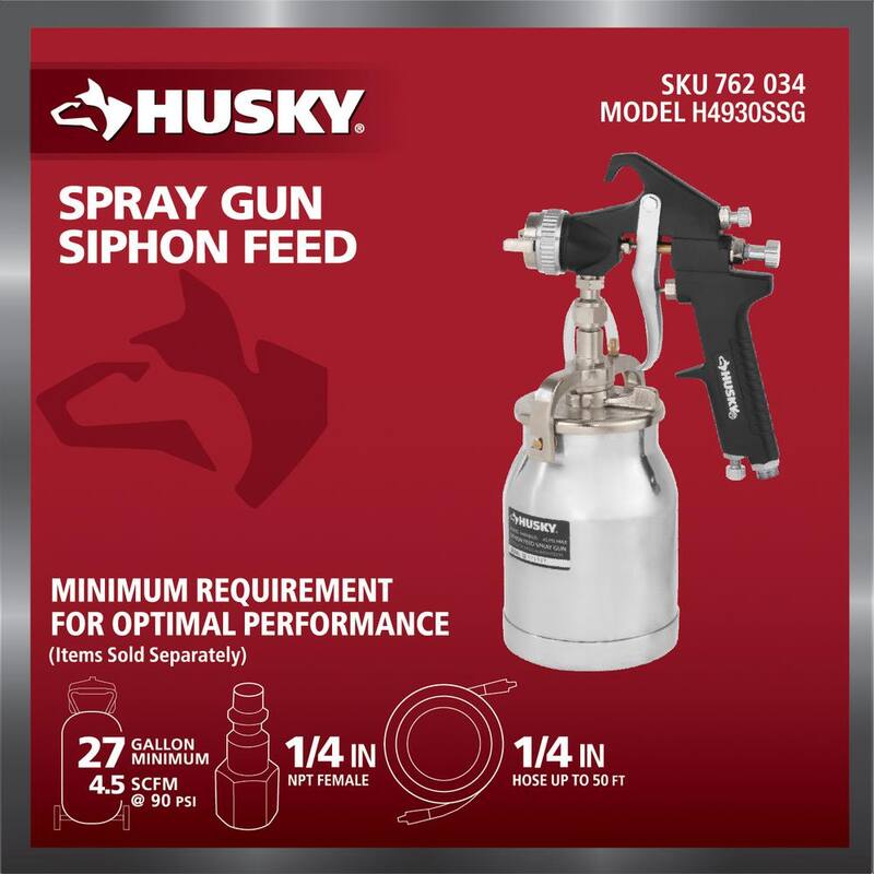 Husky Siphon Feed Spray Gun - H4930SSG