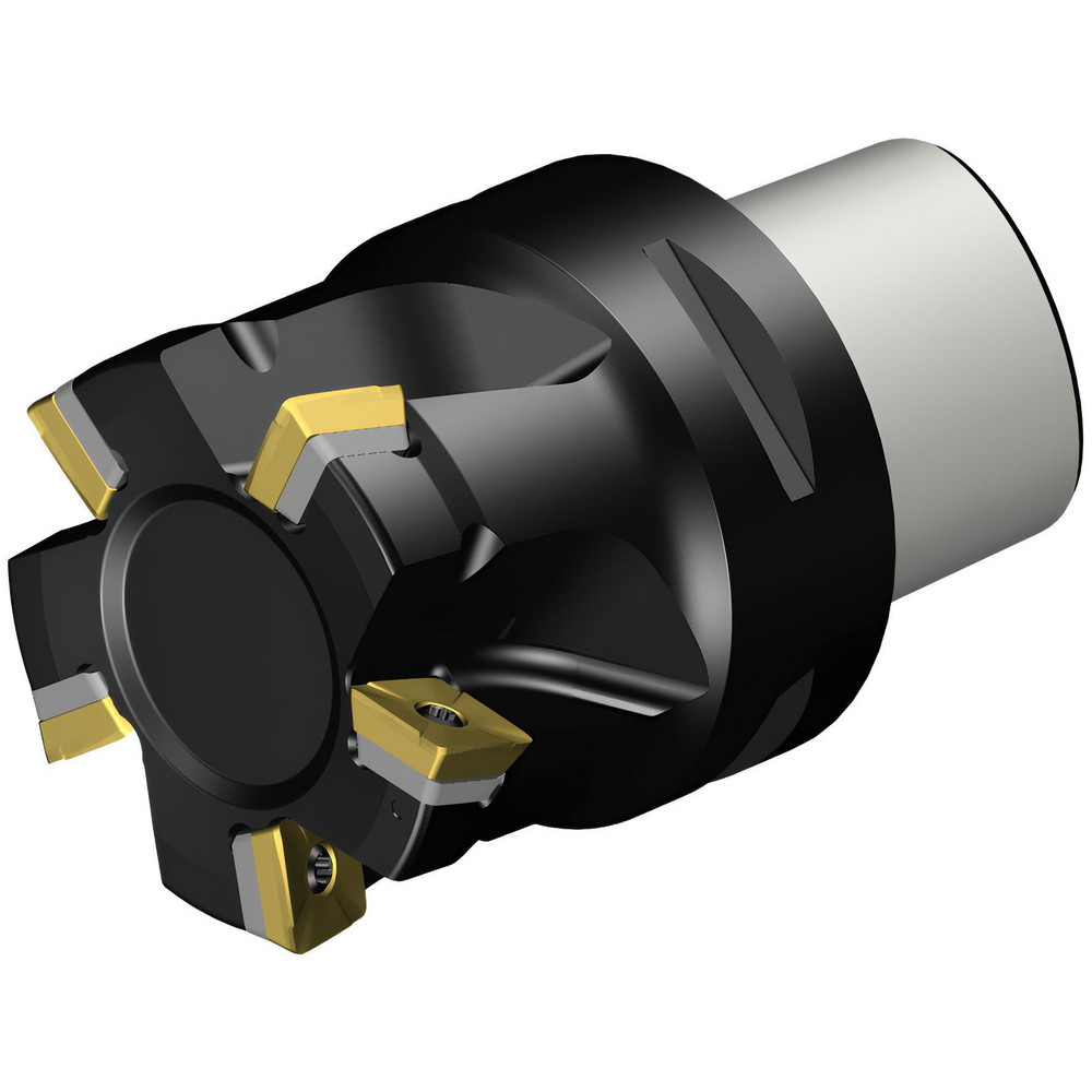 Sandvik Coromant 63.5mm Cut Dia, 63mm Arbor Hole Dia, 61mm Max Depth, Indexable Square-Shoulder Face Mill - 5723656