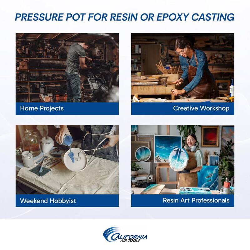 California Air Tools 5 Gal. Pressure Pot for Casting - 365C