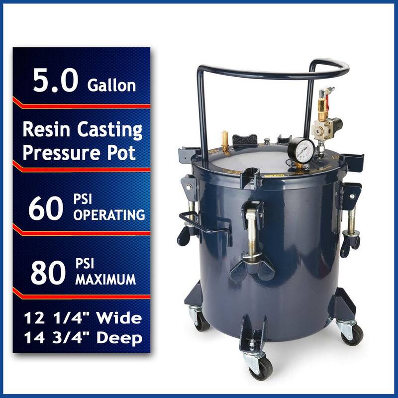 California Air Tools 5 Gal. Pressure Pot for Casting - 365C