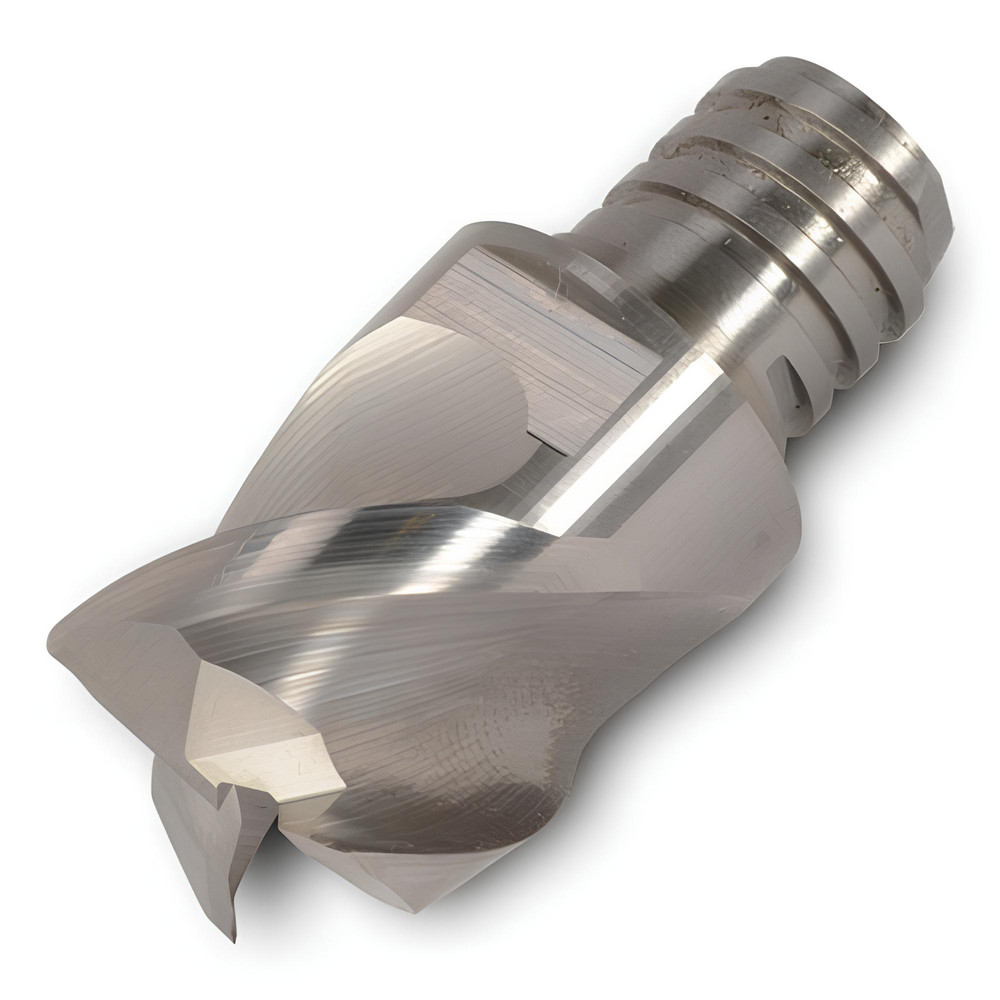 Ingersoll Cutting Tools Indexable Square-Shoulder End Mill: 1DJ1F-1202281R01, 6.2 mm Max Depth of Cut, 1-1/4" Dia Weldon Flat Shank - 3031724