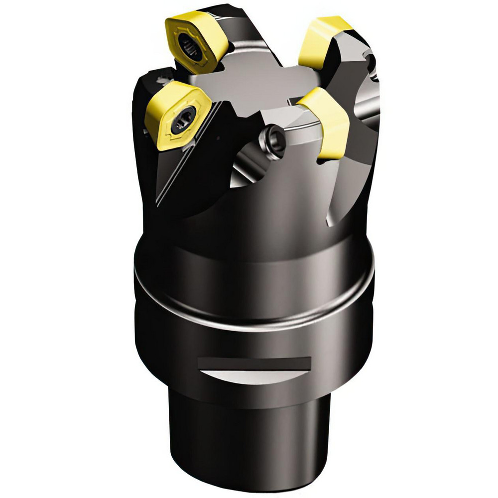 Sandvik Coromant 1.9016" Cut Dia, 1.9685" Arbor Hole, 0.0787" Max Depth of Cut, 19° Indexable Chamfer & Angle Face Mill - 6289917