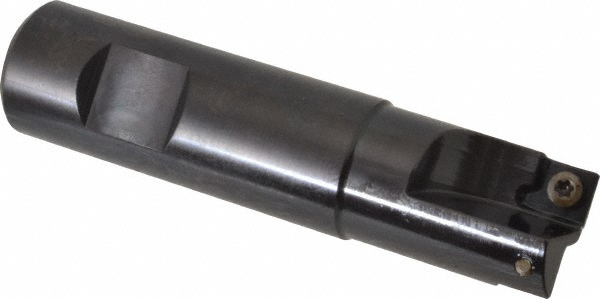 Value Collection Indexable Square-Shoulder End Mill: 2"X3/4" SHK, 2" Cut Dia, 0.656" Max Depth of Cut, 3/4" Dia Weldon Flat Shank - 6-901-030