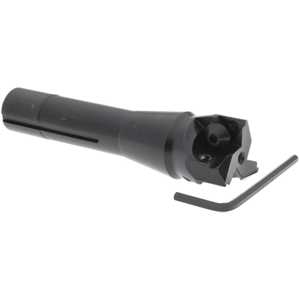 Value Collection Indexable Square-Shoulder End Mill: 2"X3/4" SHK, 2" Cut Dia, 0.656" Max Depth of Cut, 3/4" Dia Weldon Flat Shank - 6-901-030