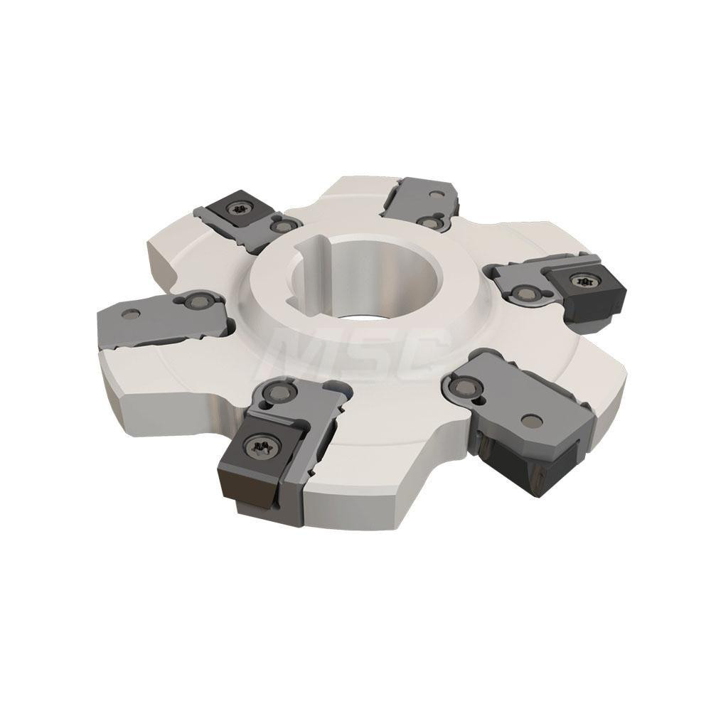 Iscar Indexable Slotting Cutter: 9.00 mm Cutting Width, 125.00 mm Cutter Dia, Arbor Connection, 9.00 mm Depth of Cut, 9.00 mm Depth of Cut, 40.00 mm Shank Dia - 3100898