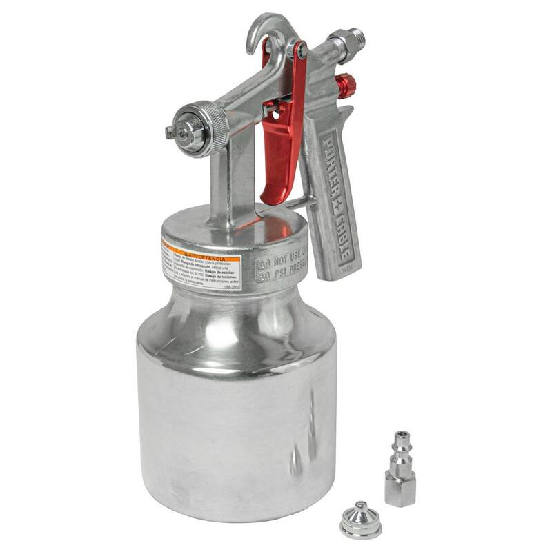 Porter-Cable Max 50 PSI 1 qt. Air LVLP Pressure Feed Bleeder Spray Gun - PXCM010-0012