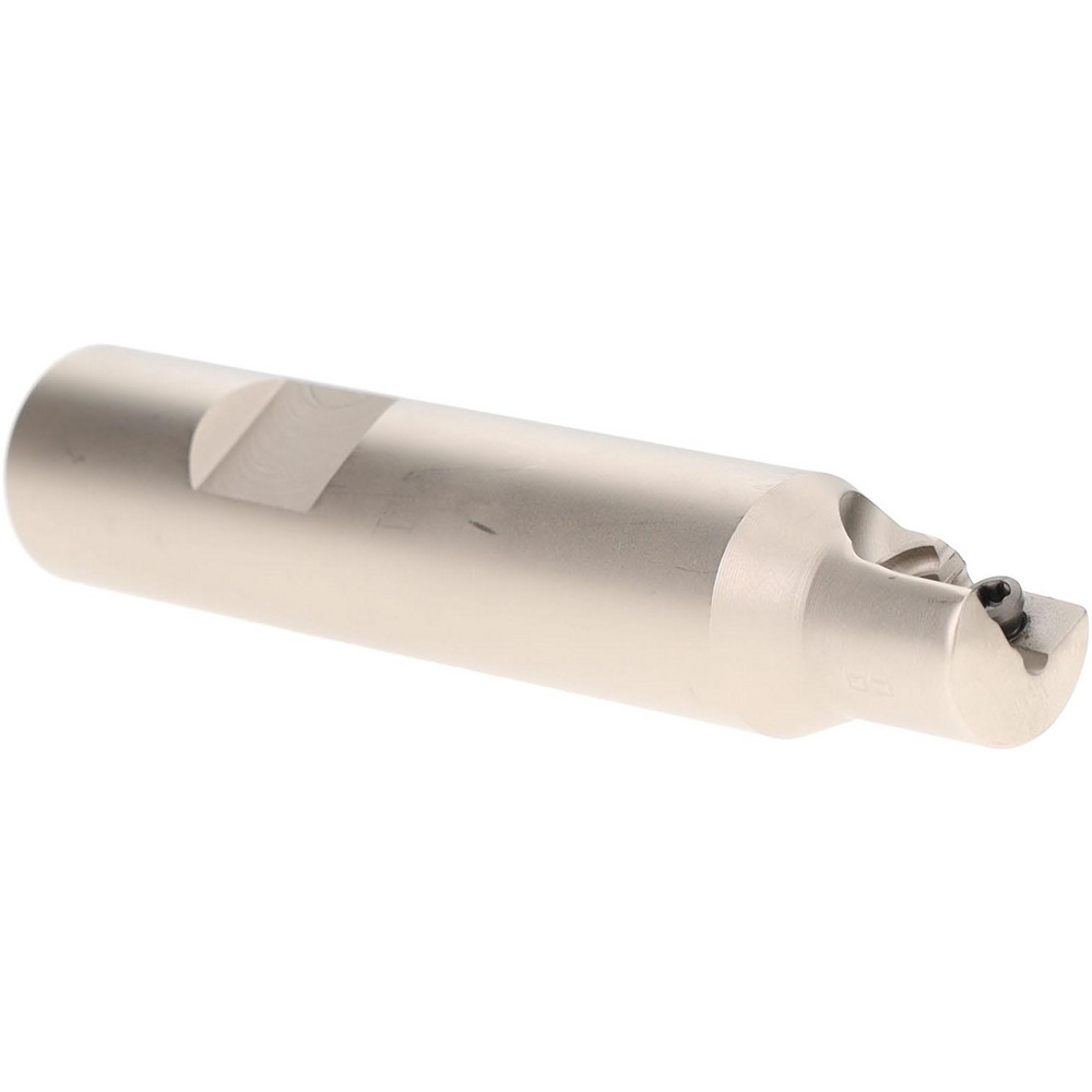 Cutting Tool Technologies Indexable Square-Shoulder End Mill: .500X.500 SH SUP.ALLY, 1/2" Cut Dia, 0.22" Max Depth of Cut, 1/2" Dia Weldon Flat Shank - HS-020