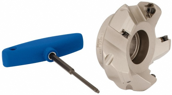 Sumitomo 3" Cut Dia, 1" Arbor Hole, 6mm Max Depth of Cut, 45° Indexable Chamfer & Angle Face Mill - 2200W8X