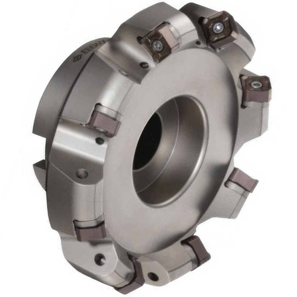 Sumitomo 3" Cut Dia, 1" Arbor Hole, 6mm Max Depth of Cut, 45° Indexable Chamfer & Angle Face Mill - 2200W8X