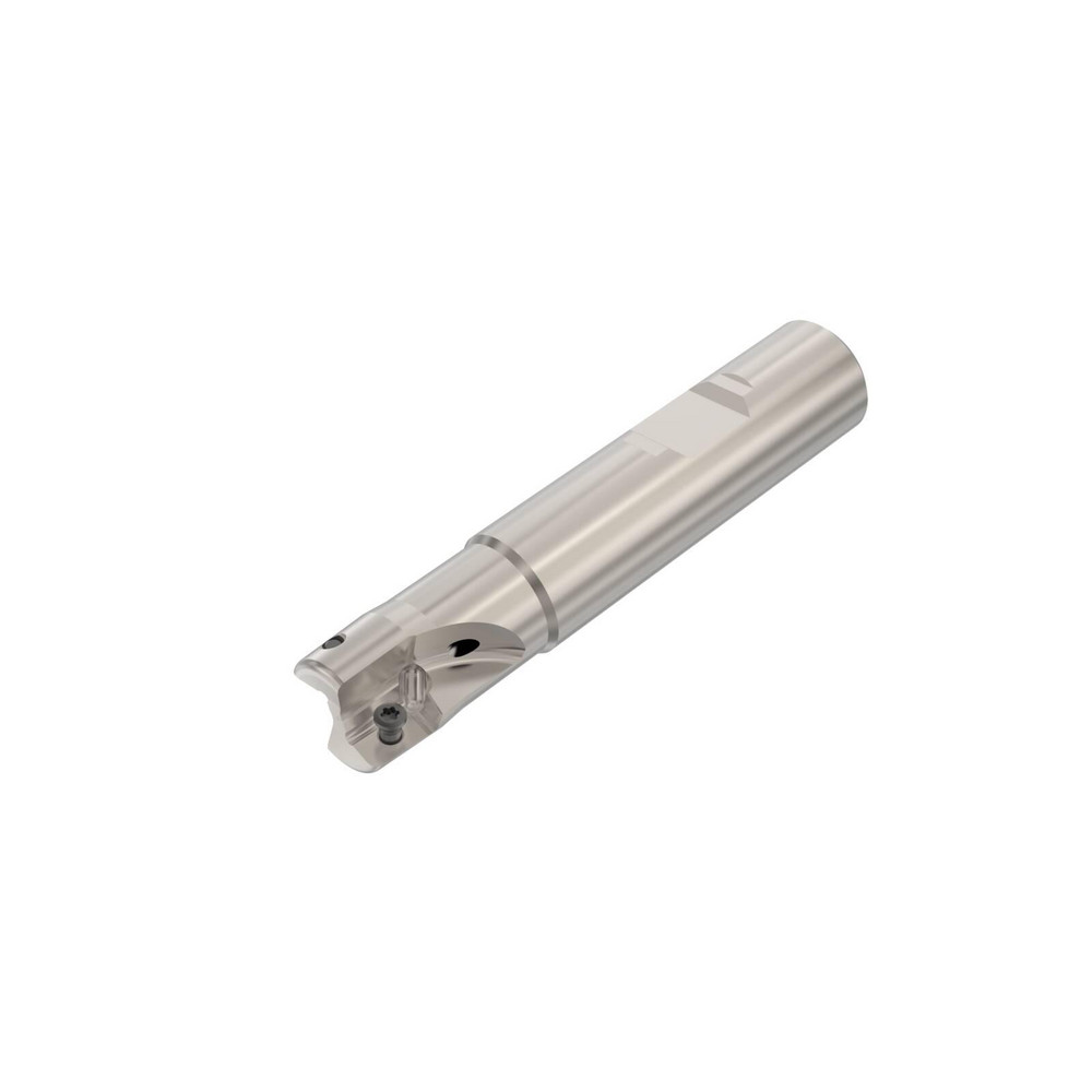 Seco Indexable Square-Shoulder End Mill: R217.69-00.625-3-10-2A, 5/8" Cut Dia, 0.354" Max Depth of Cut, 5/8" Dia Weldon Flat Shank - 02772634