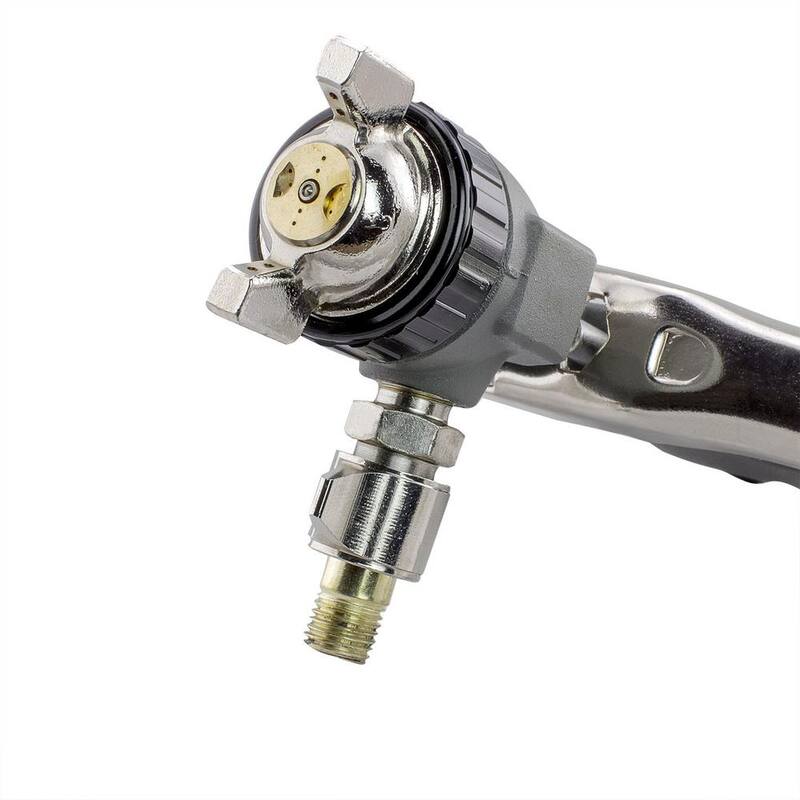 NuMax Pneumatic 1.5 mm Tip Gravity Feed Spray Gun with 400 cc Aluminum Cup - SPSC15