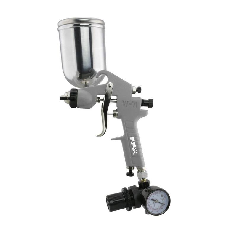 NuMax Pneumatic 1.5 mm Tip Gravity Feed Spray Gun with 400 cc Aluminum Cup - SPSC15