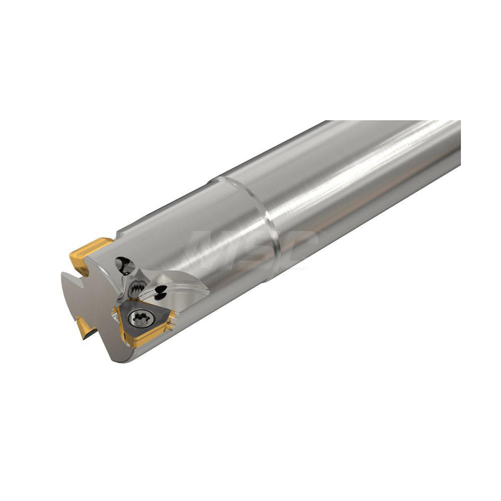 Iscar Indexable Square-Shoulder End Mill: E90SO D.5003C.5004C, 1/2" Cut Dia, 3.5 mm Max Depth of Cut, 1/2" Dia Cylindrical Shank - 3340331