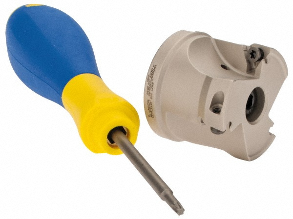 Iscar 1-1/2" Cut Dia, 3/4" Arbor Hole Dia, 0.315" Max Depth, Indexable Square-Shoulder Face Mill - 3105898