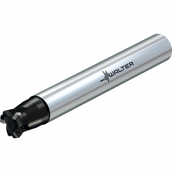 Walter Indexable High-Feed End Mill: M4002-025-T22-03-01, 25.00 mm Cut Dia, 22.00 mm Shank Dia, Modular Connection Shank - 6795778