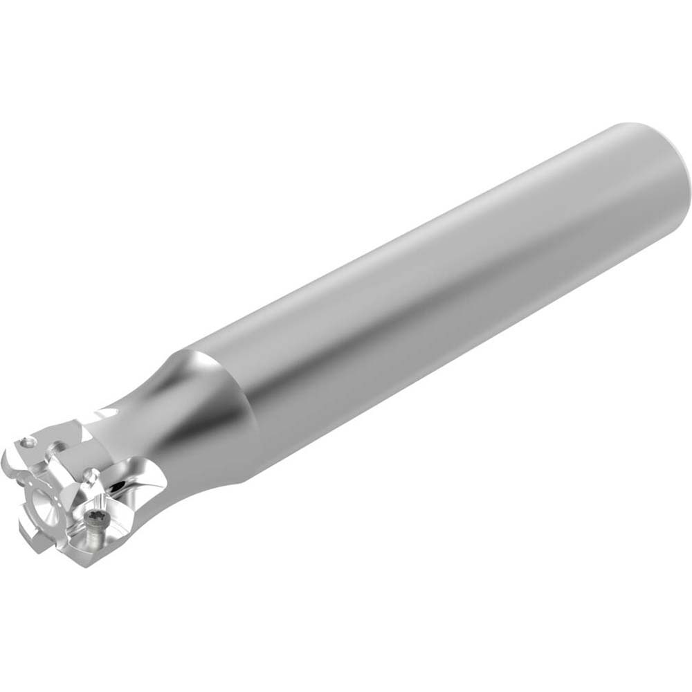 Sumitomo Indexable High-Feed End Mill: DMSW31500EW03, 1-1/2" Cut Dia, 1-1/4" Shank Dia, Weldon Flat Shank - 2900W82