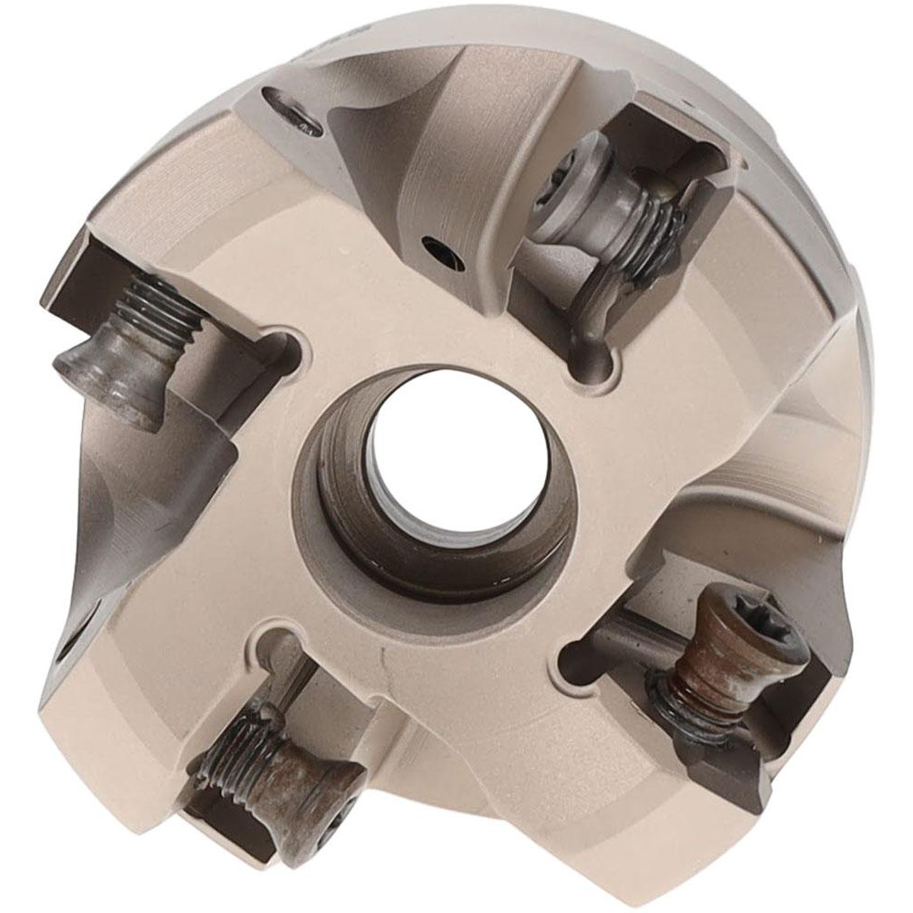 Iscar Indexable High-Feed Face Mill: 1.37 to 2" Cut Dia, 0.75" Arbor Hole - 3105246