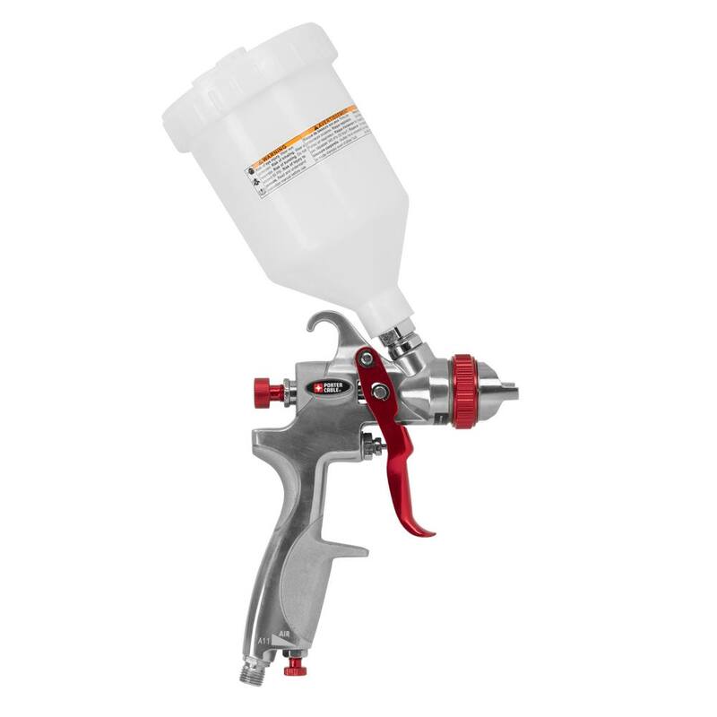 Porter-Cable 20 Oz. MAX PSI 40, Gravity Feed Spray Gun - PXCM010-0035