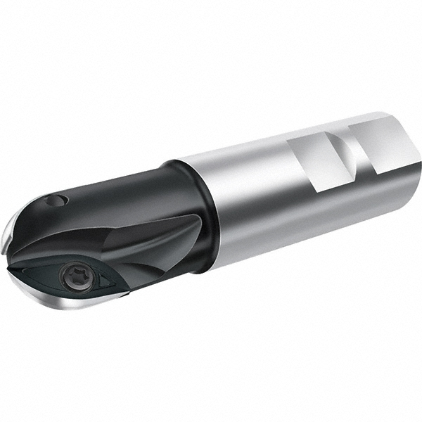 Walter Indexable Ball Nose End Mill: 0.63" Cut Dia, Steel, 2.913" OAL - 5625755