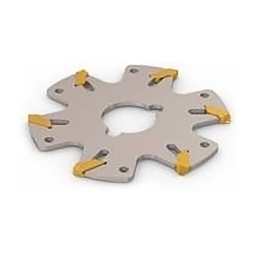 Seco Indexable Slotting Cutter: 0.1220" Cutting Width, 3.0000" Cutter Dia, Arbor Connection, 0.6690" Depth of Cut, 1.0000" Hole Dia, Neutral - 75070139