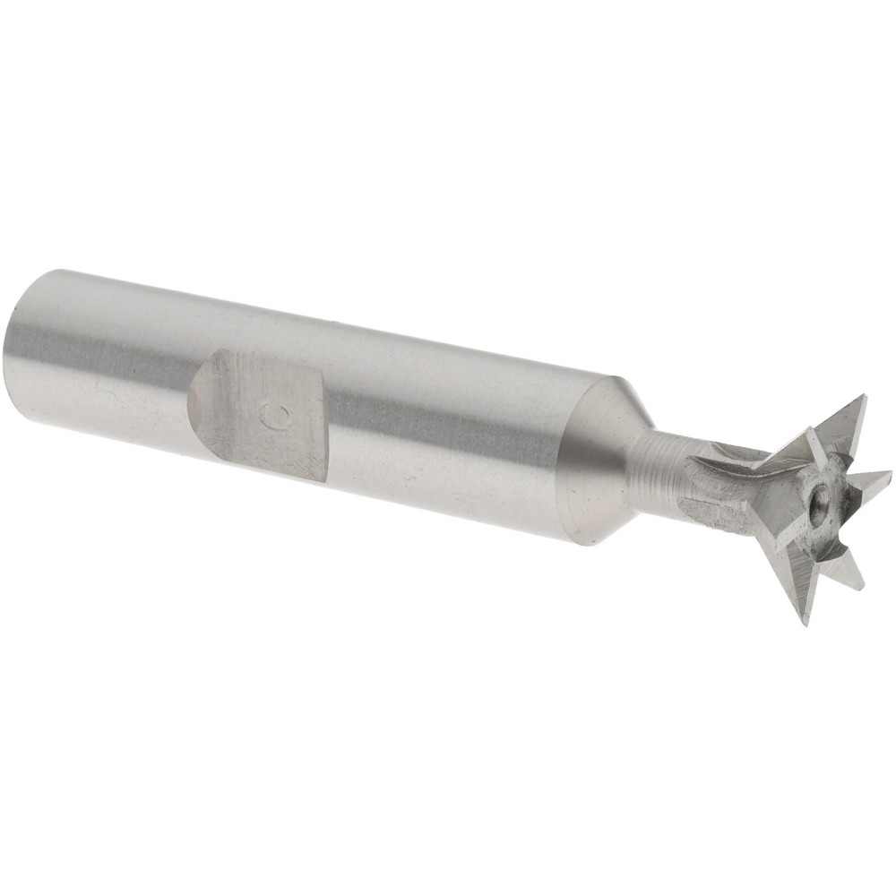 A.B. Tools Indexable Dovetail Cutters: Included Angle: 60.00; Cutting Diameter: 1.2500 in; Maximum Depth Of Cut: 0.3900 in; Shank Type: Cylindrical - DX60-1.25