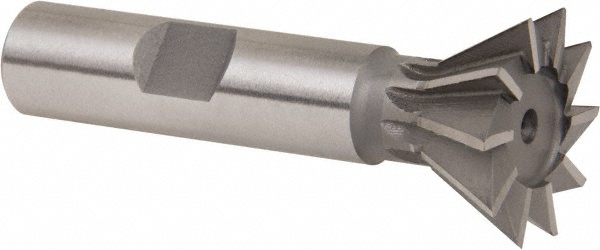A.B. Tools Indexable Dovetail Cutters: Included Angle: 60.00; Cutting Diameter: 1.2500 in; Maximum Depth Of Cut: 0.3900 in; Shank Type: Cylindrical - DX60-1.25
