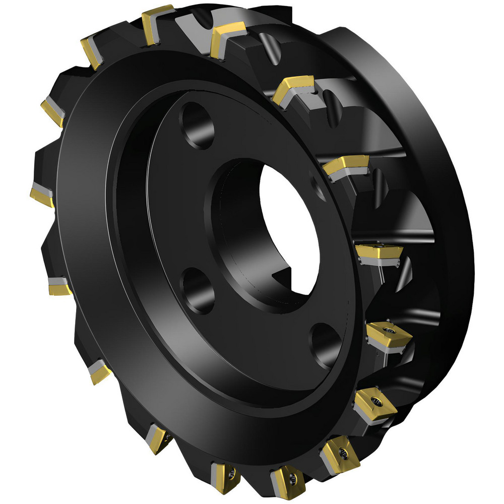 Walter 200mm Cut Dia, 60mm Arbor Hole Dia, Indexable Square-Shoulder Face Mill - 6583214