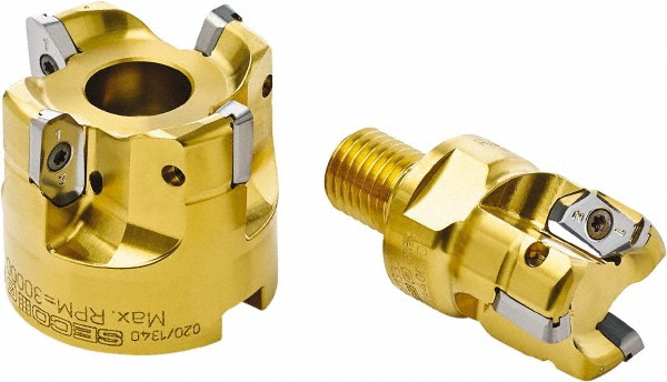 Seco Indexable Copy Face Mill: 50 mm Max Cut Dia, 22 mm Arbor Hole - 00035393
