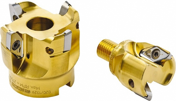 Seco Indexable Copy Face Mill: 50 mm Max Cut Dia, 22 mm Arbor Hole - 00035393