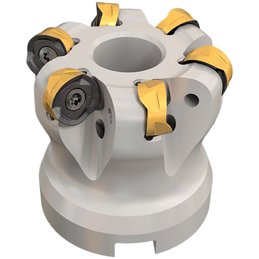 Seco Indexable Copy Face Mill: 50 mm Max Cut Dia, 22 mm Arbor Hole - 00035393