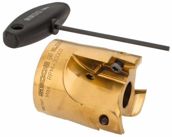 Seco Indexable Copy Face Mill: 50 mm Max Cut Dia, 22 mm Arbor Hole - 00035393