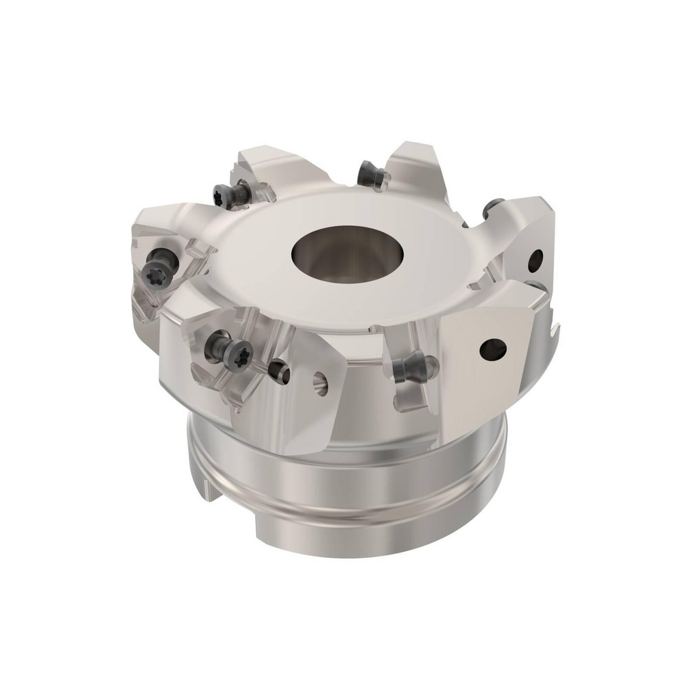 Iscar 3" Cut Dia, 1" Arbor Hole Dia, 0.394" Max Depth, Indexable Square-Shoulder Face Mill - 3106431