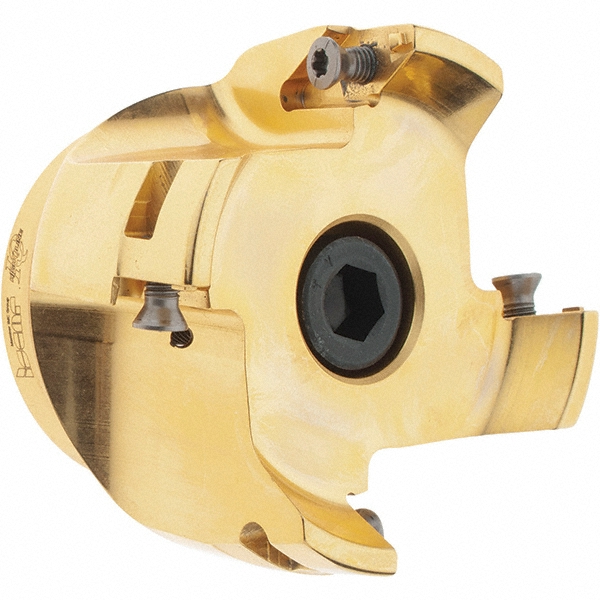Iscar 3" Cut Dia, 1" Arbor Hole Dia, 0.394" Max Depth, Indexable Square-Shoulder Face Mill - 3106431
