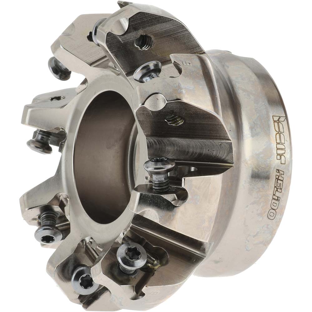 Iscar 2.909" Cut Dia, 1" Arbor Hole, 0.138" Max Depth of Cut, 45° Indexable Chamfer & Angle Face Mill - 3104870