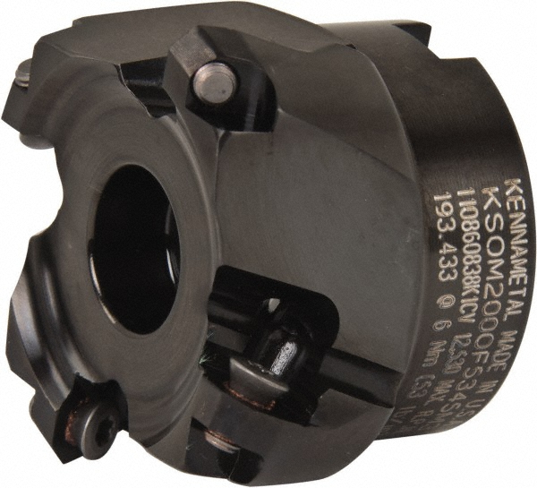 Iscar 2.909" Cut Dia, 1" Arbor Hole, 0.138" Max Depth of Cut, 45° Indexable Chamfer & Angle Face Mill - 3104870