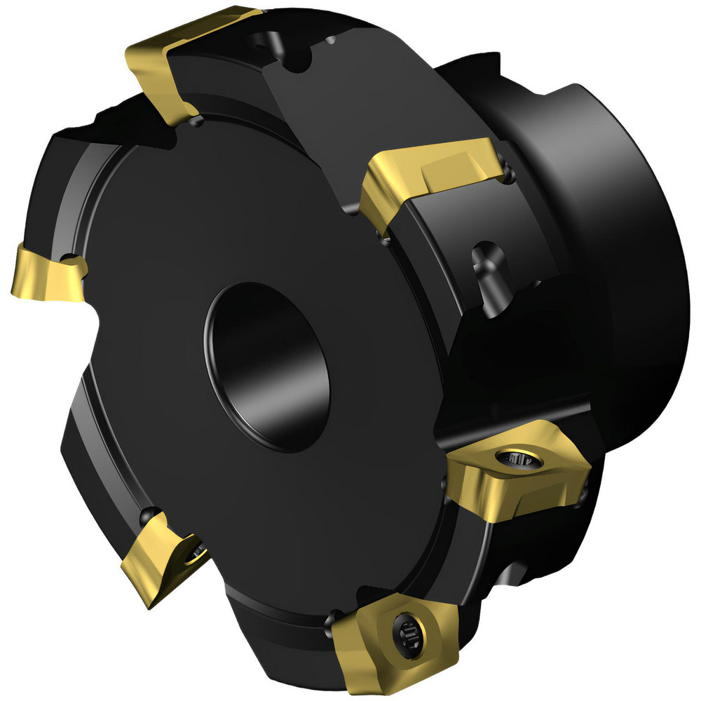 Seco 84mm Cut Dia, 27mm Arbor Hole Dia, 11mm Max Depth, Indexable Square-Shoulder Face Mill - 02969086