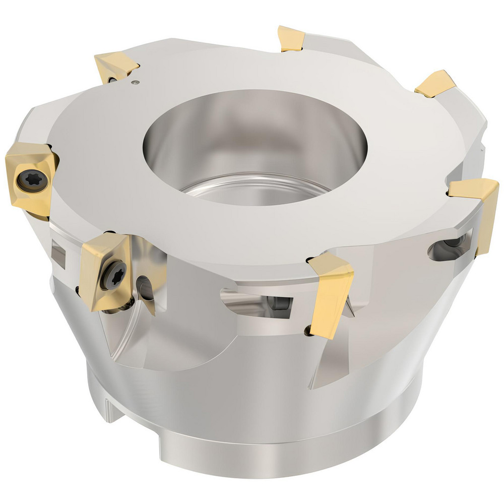 Seco 84mm Cut Dia, 27mm Arbor Hole Dia, 11mm Max Depth, Indexable Square-Shoulder Face Mill - 02969086
